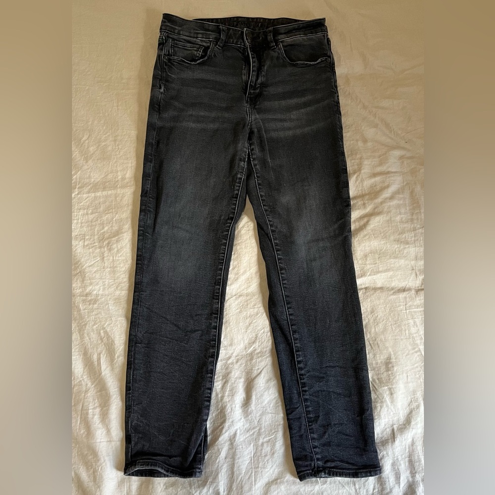 American Eagle High Rise Skinny black jeans